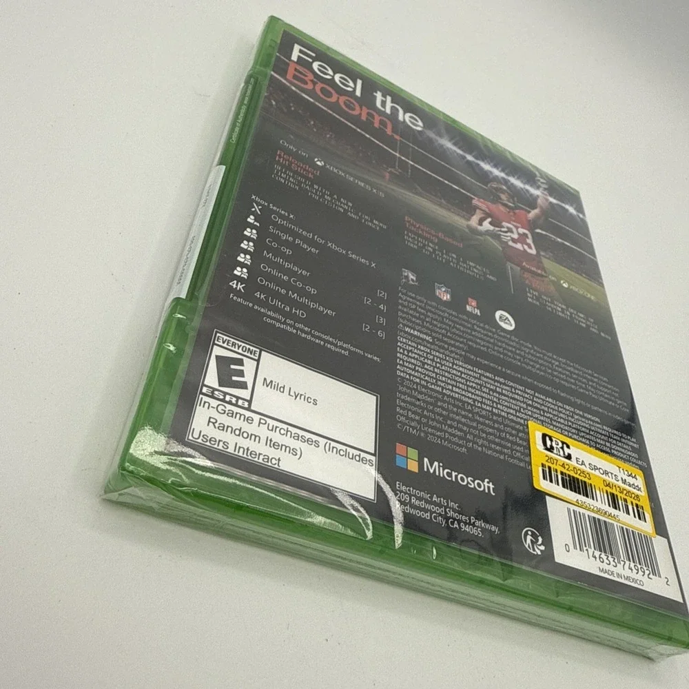 Xbox Series X Xbox One EA Sports Madden 25 New